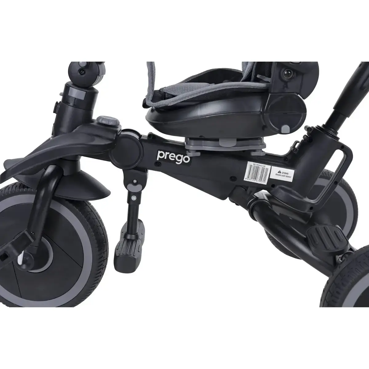 Prego Toys Monaco Üç Tekerlekli Bisiklet Gri
