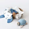 Bibaby Organik Zıbın Takımı Caretta In Live Prematüre Ekru - İndigo