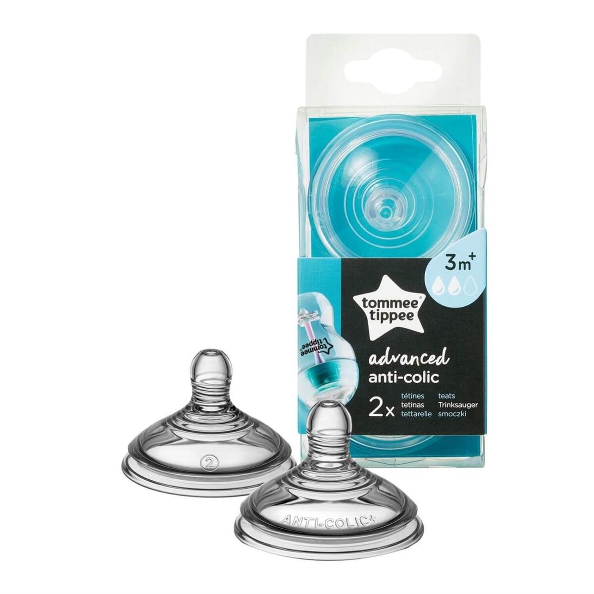 Tommee Tippee Gelişmiş Antikolik Biberon Emziği 2li Orta Akış