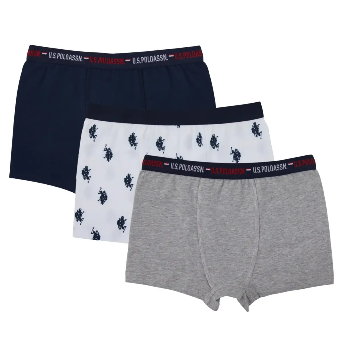U.S. Polo Boxer 3lü Lacivert