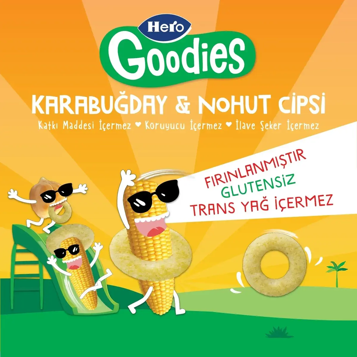 Hero Baby Goodies Süt Mısırlı Cips 30 gr