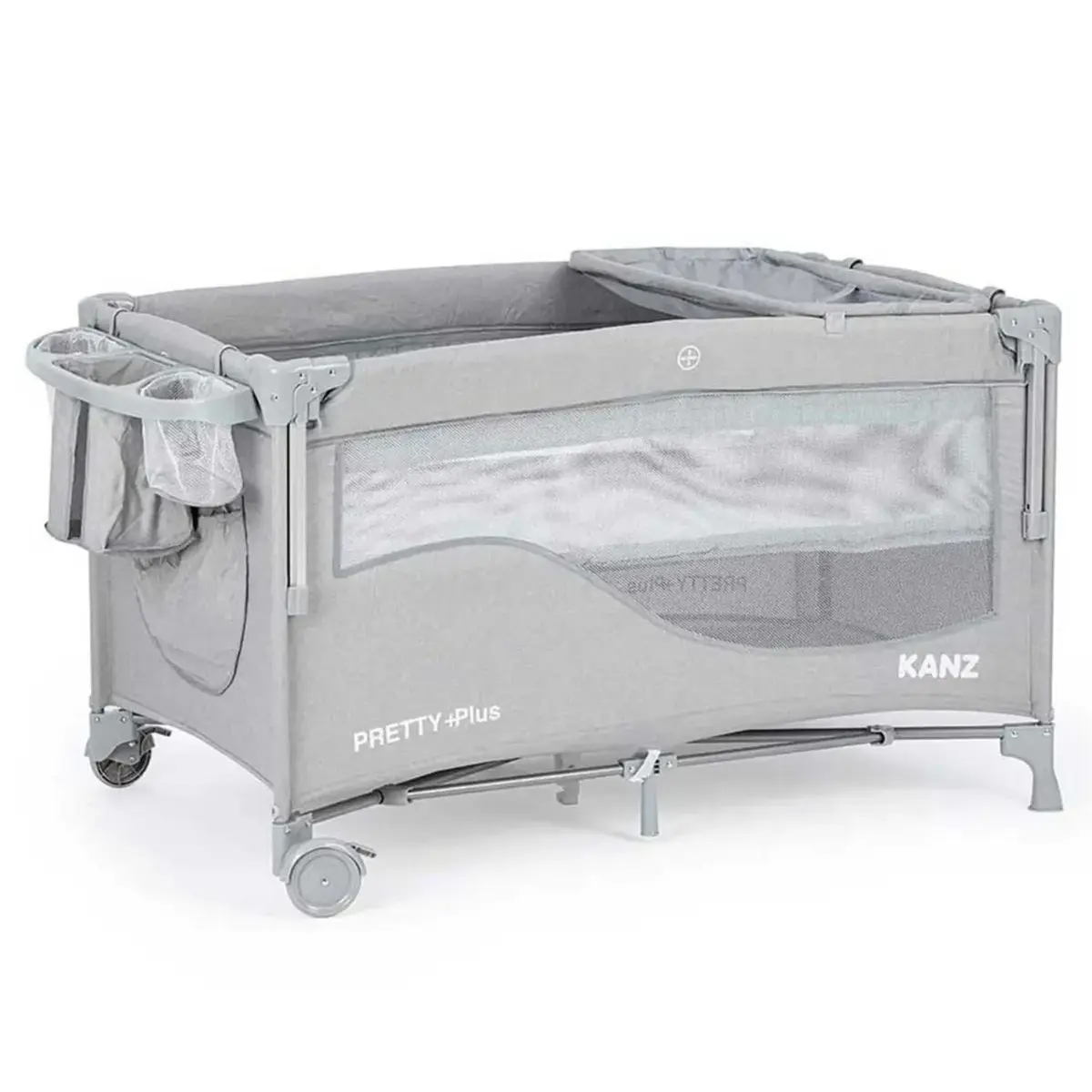 Kanz Pretty Plus Anne Yanı Park Yatak 70x120 cm Gri Kanz Pretty Plus Anne Yanı Park Yatak 70x120 cm Gri