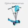 SmarTrike T1 3’ü 1 Arada Oturaklı ve Çantalı Çocuk Scooterı- Blue