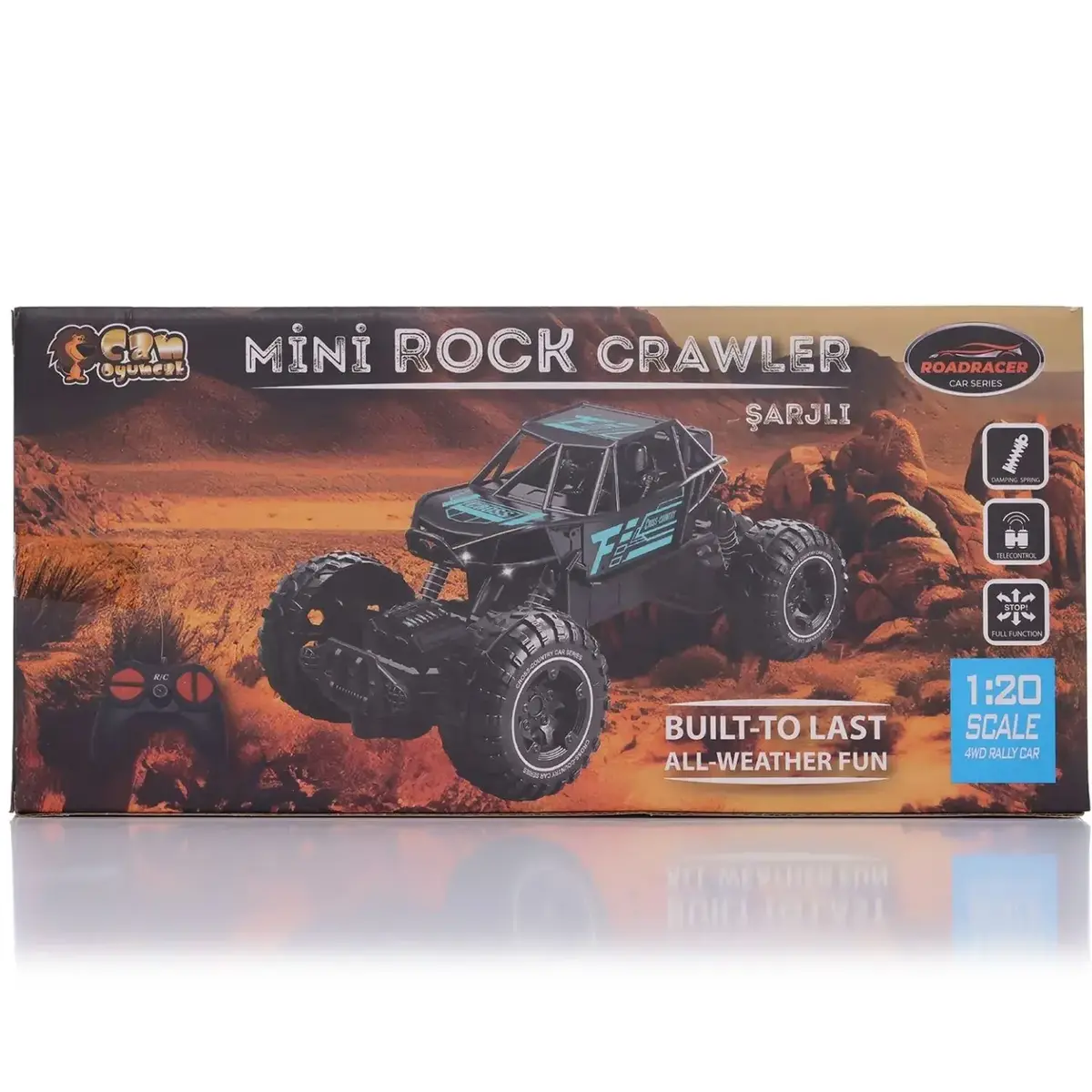 Uzaktan Kumandalı Şarjlı Rock Crawler 1:20