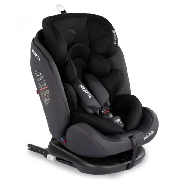 Kraft Safe Spin Oto Koltuğu 0-36 Kg Dark Grey