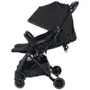 Prego 2236 London Yanyana İkiz Bebek Arabası Siyah