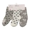 Aziz Bebe Çorap Soket 3lü Gri