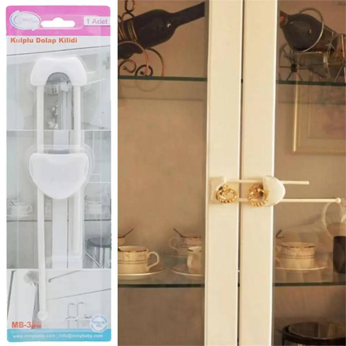Miny Baby Çok Amaçlı Kapak - Dolap Kilidi Krem