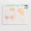 Bibaby Bornoz Takımı Happy Bee Ekru - Pembe