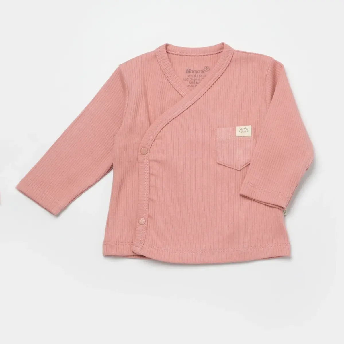 Bibaby Organik Zıbın Takımı 3lü Modal Nature Relax Baby Coral