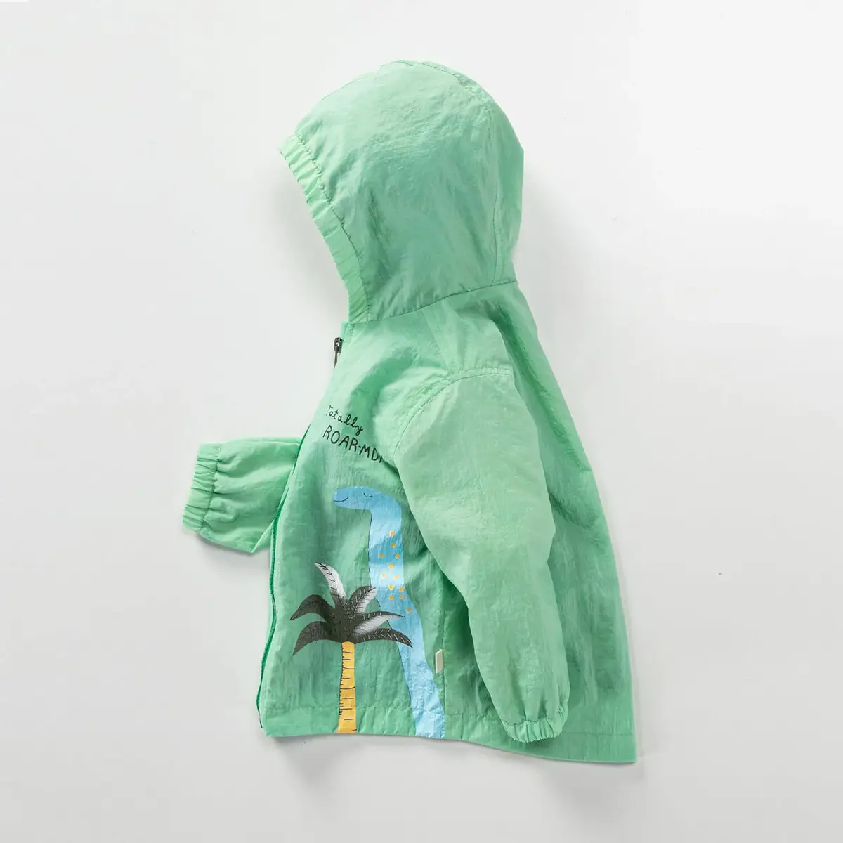 Midimod Yağmurluk Dinazor Baskılı Yeşil