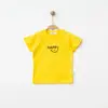Bebolly T-shirt Happy Baskılı Sarı