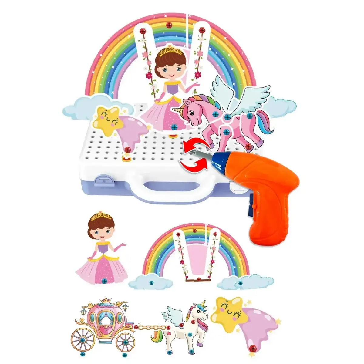 Eğitici Matkap Seti Unicorn 3D Stem Creative