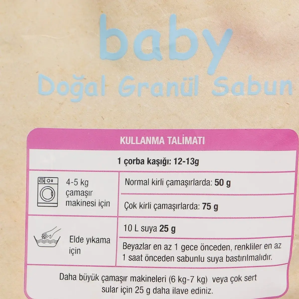 Life by Fakir Baby Doğal Granül Sabun 1000 gr