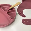 OiOi Blw Beslenme Seti Tabaklı Velvet Rose