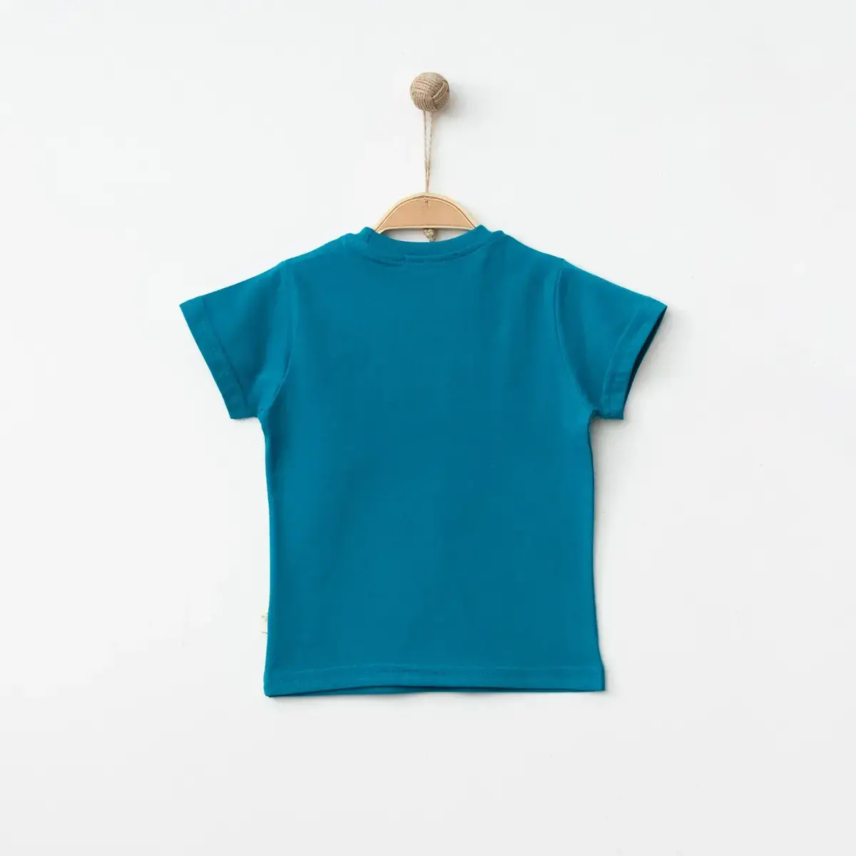 Bebolly T-shirt Happy Baskılı Turkuaz