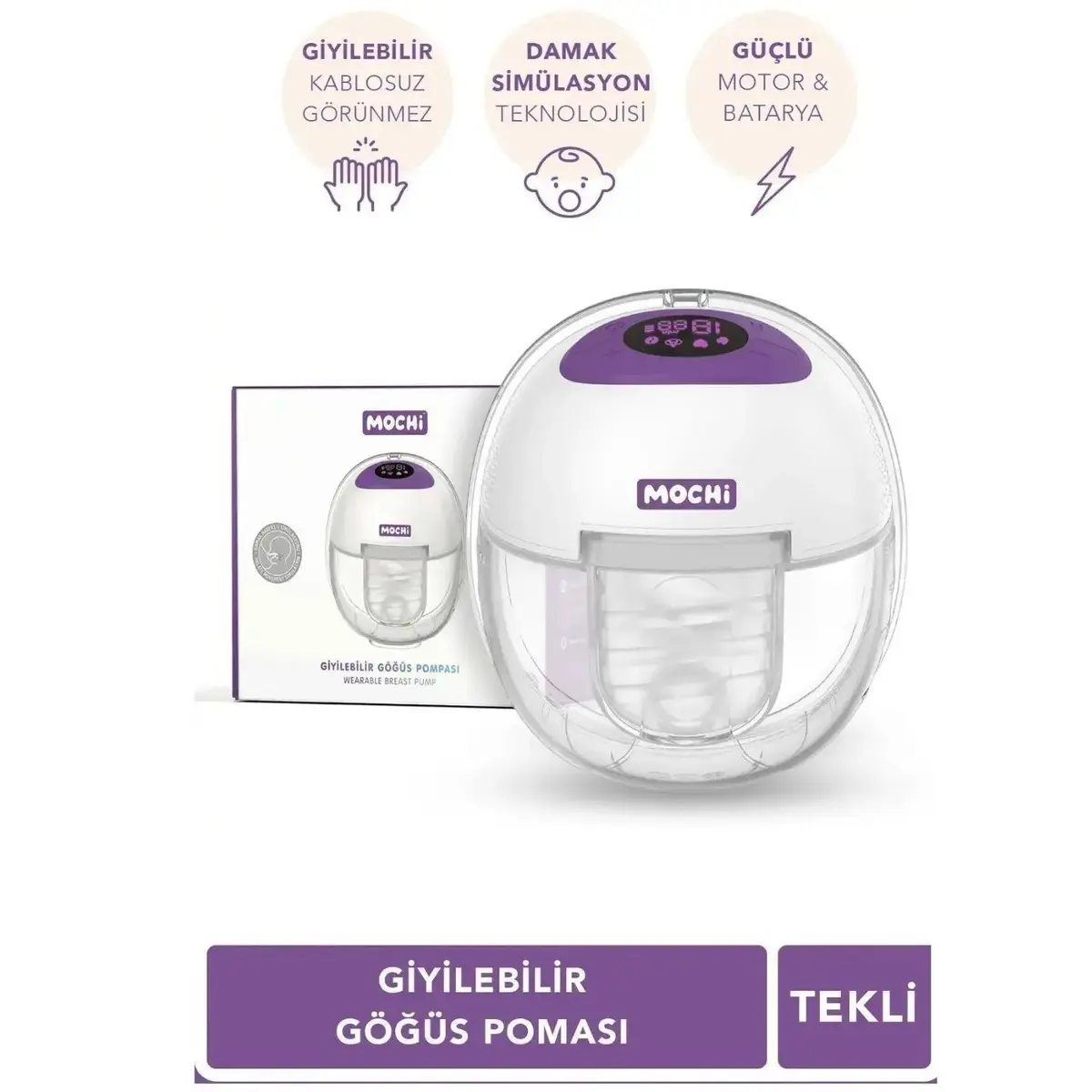 Mochi Giyilebilir Göğüs Pompası