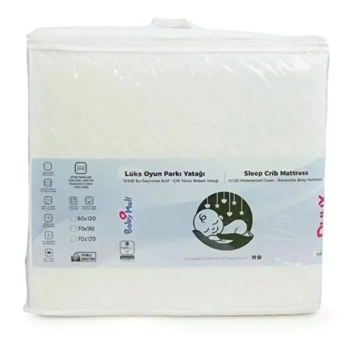Duux Lux Pamuk Yatak 70X110 cm