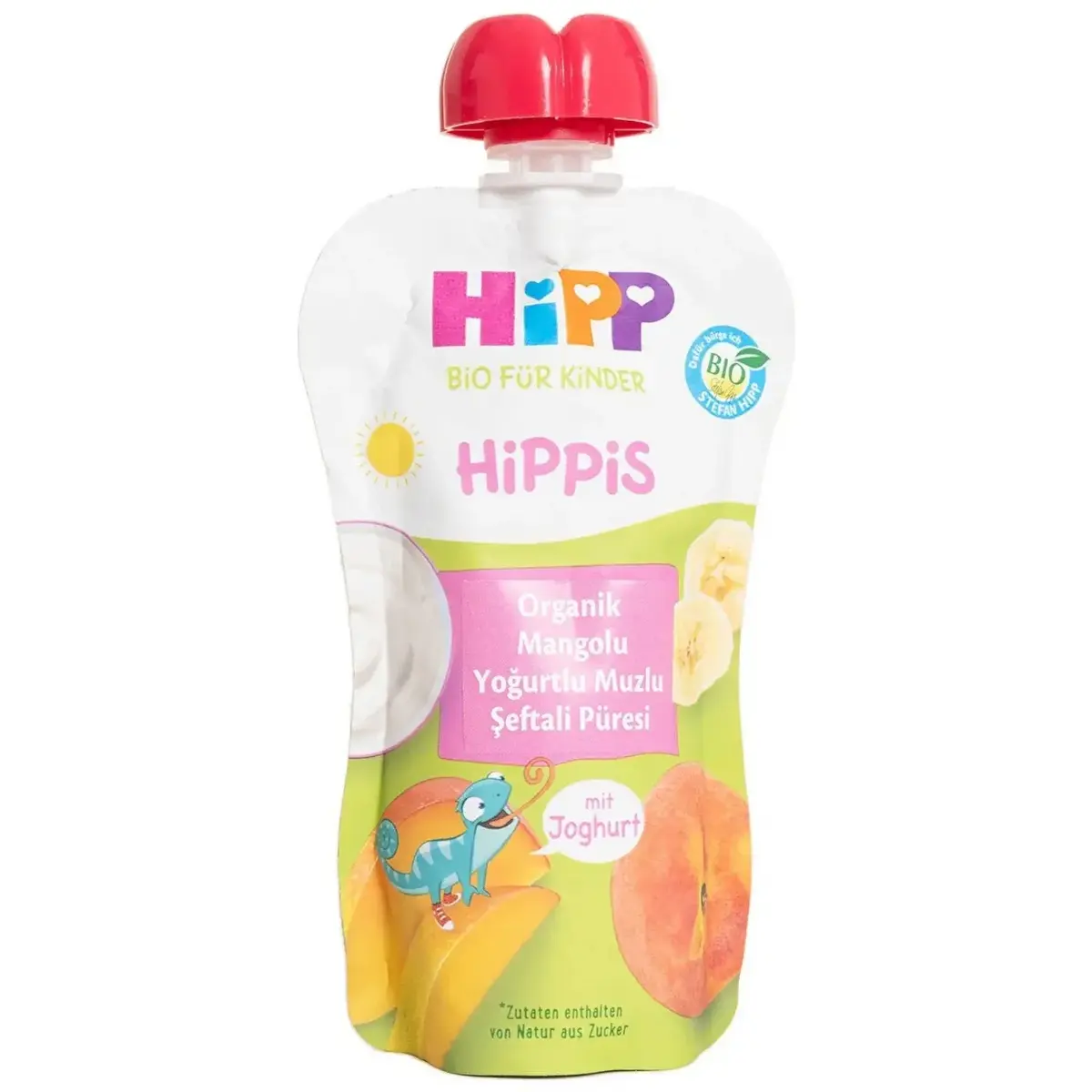 Hipp Organik Mangolu Yoğurtlu Muzlu Şeftali Püresi 100gr