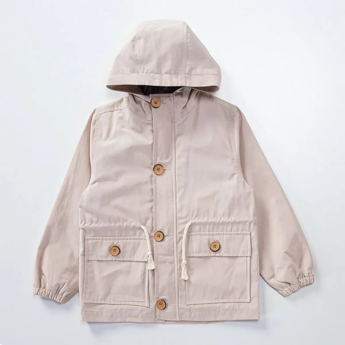 Midimod Yağmurluk Bej