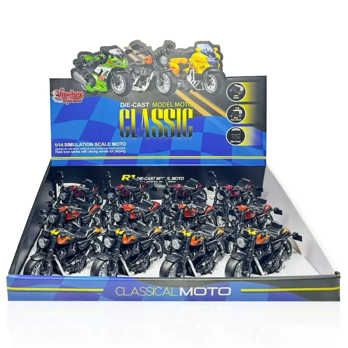 Vardem Çek Bırak Clasic Motosiklet 1:14