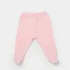 Bibaby Pantolon Patikli 2li Jakarlı Pembe - Ekru