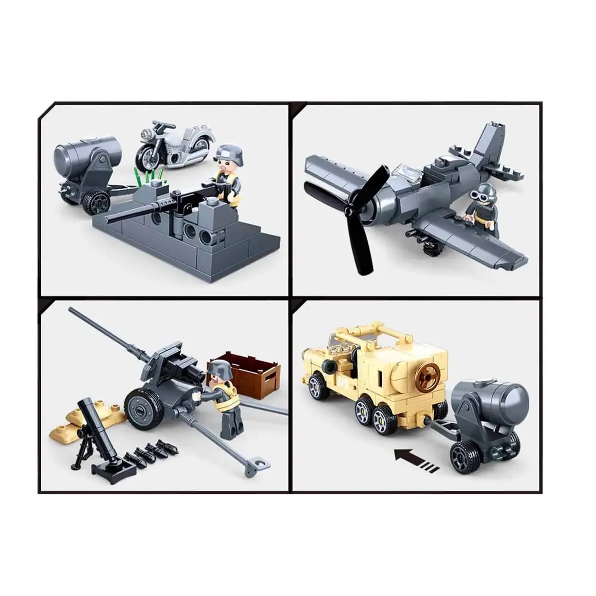 Sluban Army Büyük Set 4in1 552 Parça