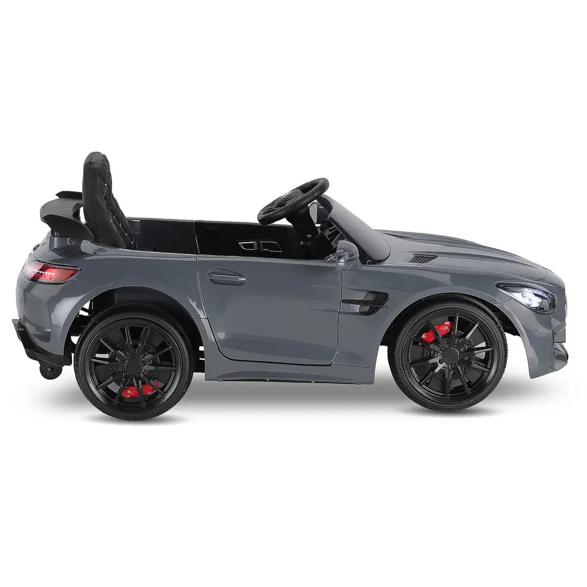 Babyhope 444 GTR Sport Akülü Araba Koyu Gri 12V