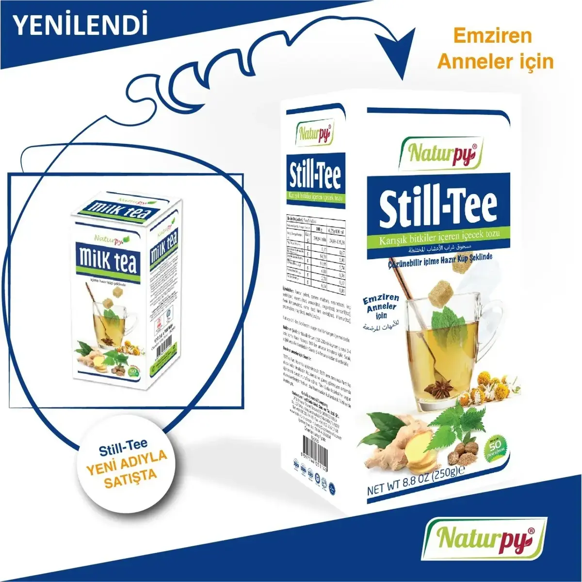 Naturpy Still Tee Milk Tea Emziren Anneler İçin