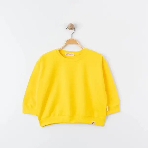 Tiffany Sweatshirt Oversize Theme Sarı