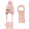 Kitti Eldiven Atkı Bere Takım 0-18 Ay Açık Pembe Asortili