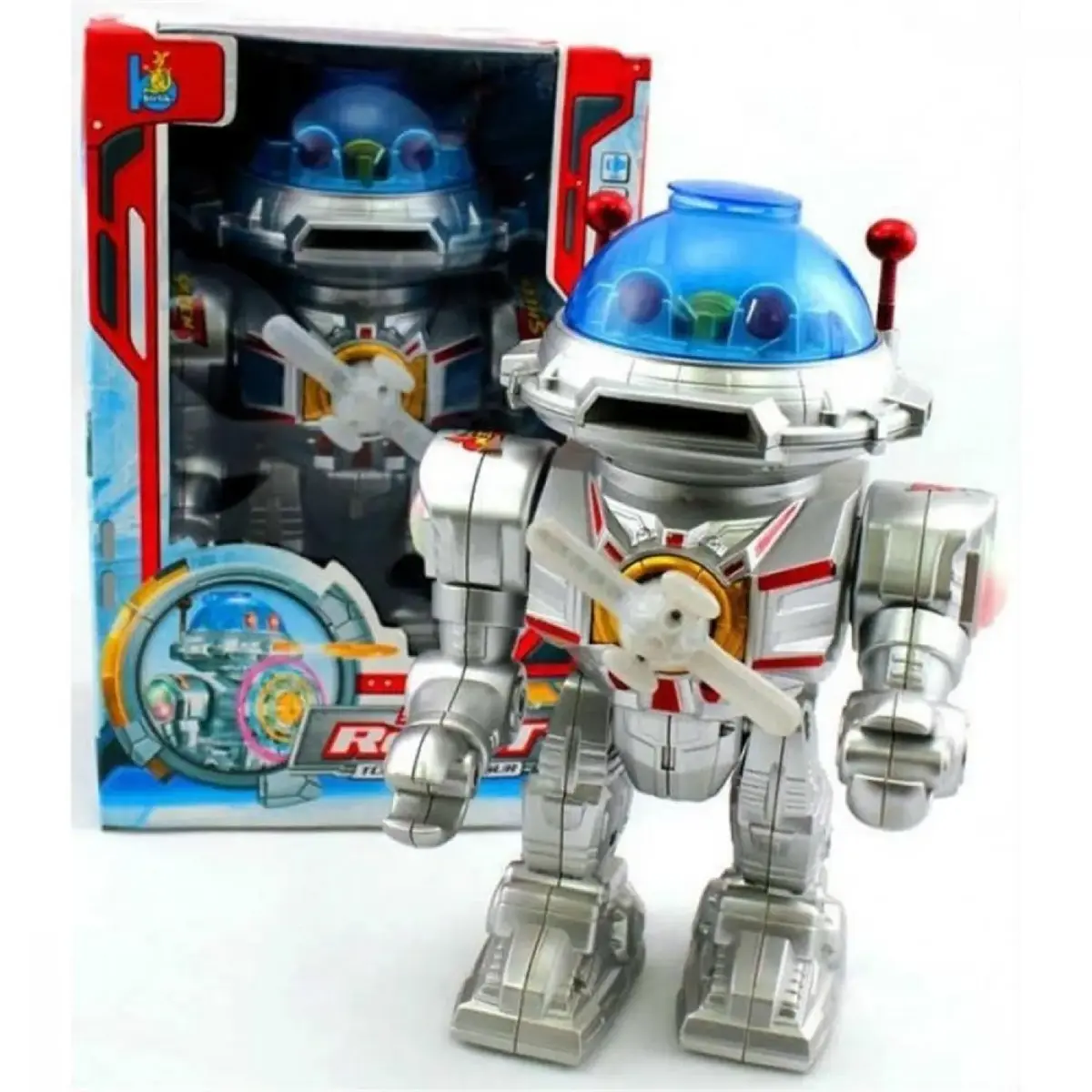 Disk Atan Küçük Robot
