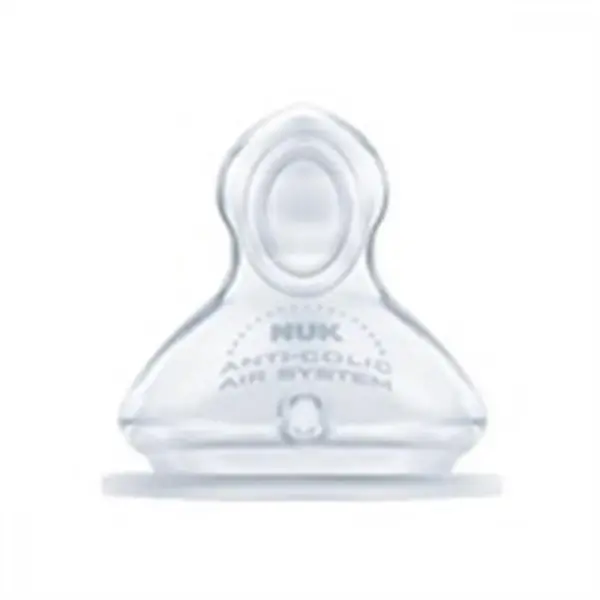 Nuk First Choice Plus Silikon Biberon Emziği 6+ Ay Orta Delik