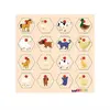 Toptoys Hayvanlar ve Yavruları Ahşap Puzzle 30x305 Cm