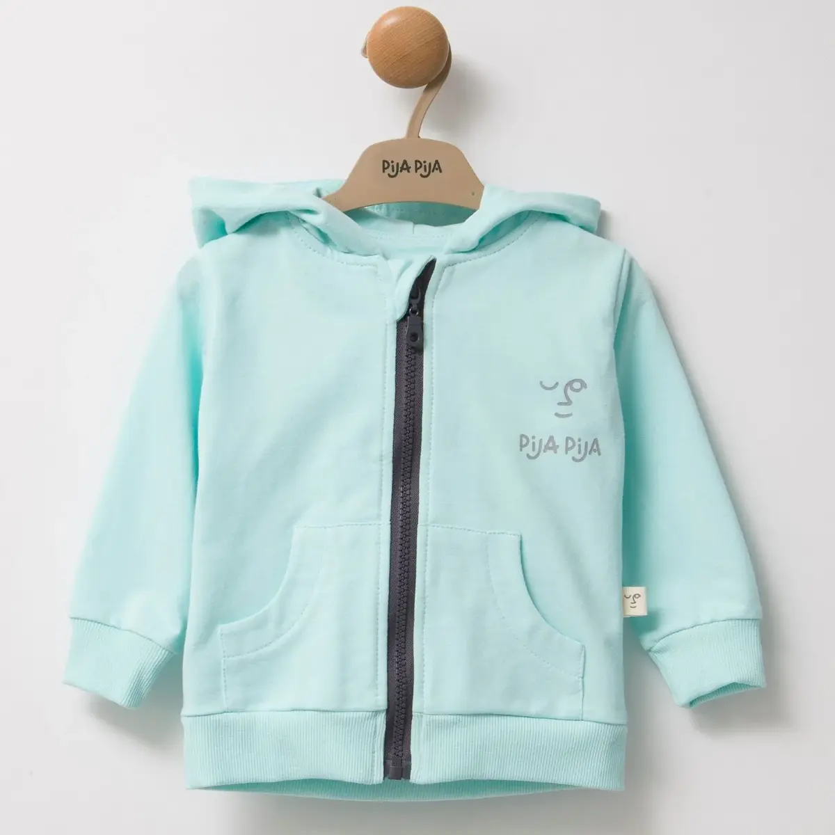 Moi Noi Sweatshirt Fermuarlı Mint