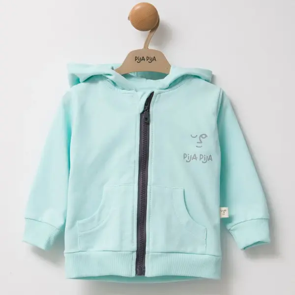 Moi Noi Sweatshirt Fermuarlı Mint