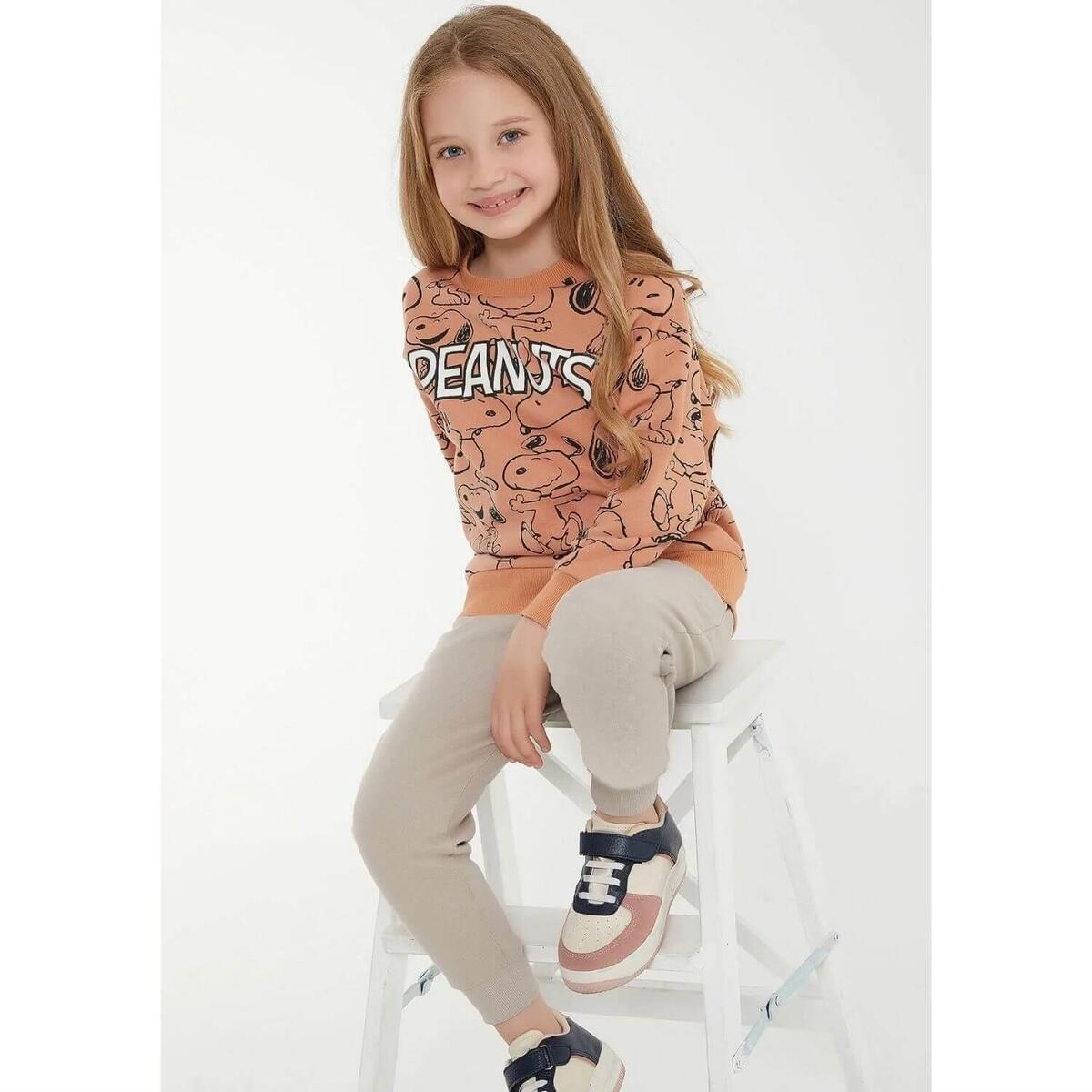 Snoopy Eşofman Takımı Karamel