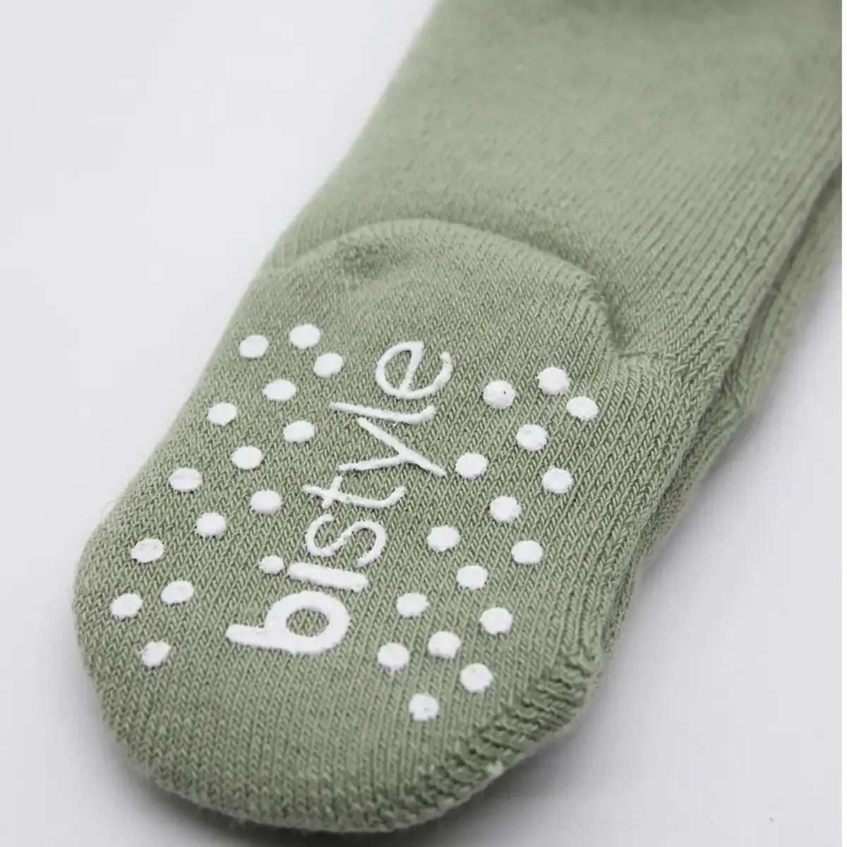 Bistyle Organik Çorap Külotlu Kaymaz Havlu  Nil