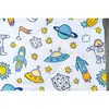 Bebek Nevresim Seti Uzay 3 Parça Çantalı 100x150