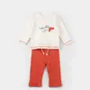 Bibaby Organik 2li Takım Sun Lets Sail Ekru - Mavi