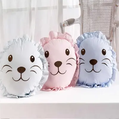 Momishop Bebek Dekoratif Yastık Aslan Yeşil