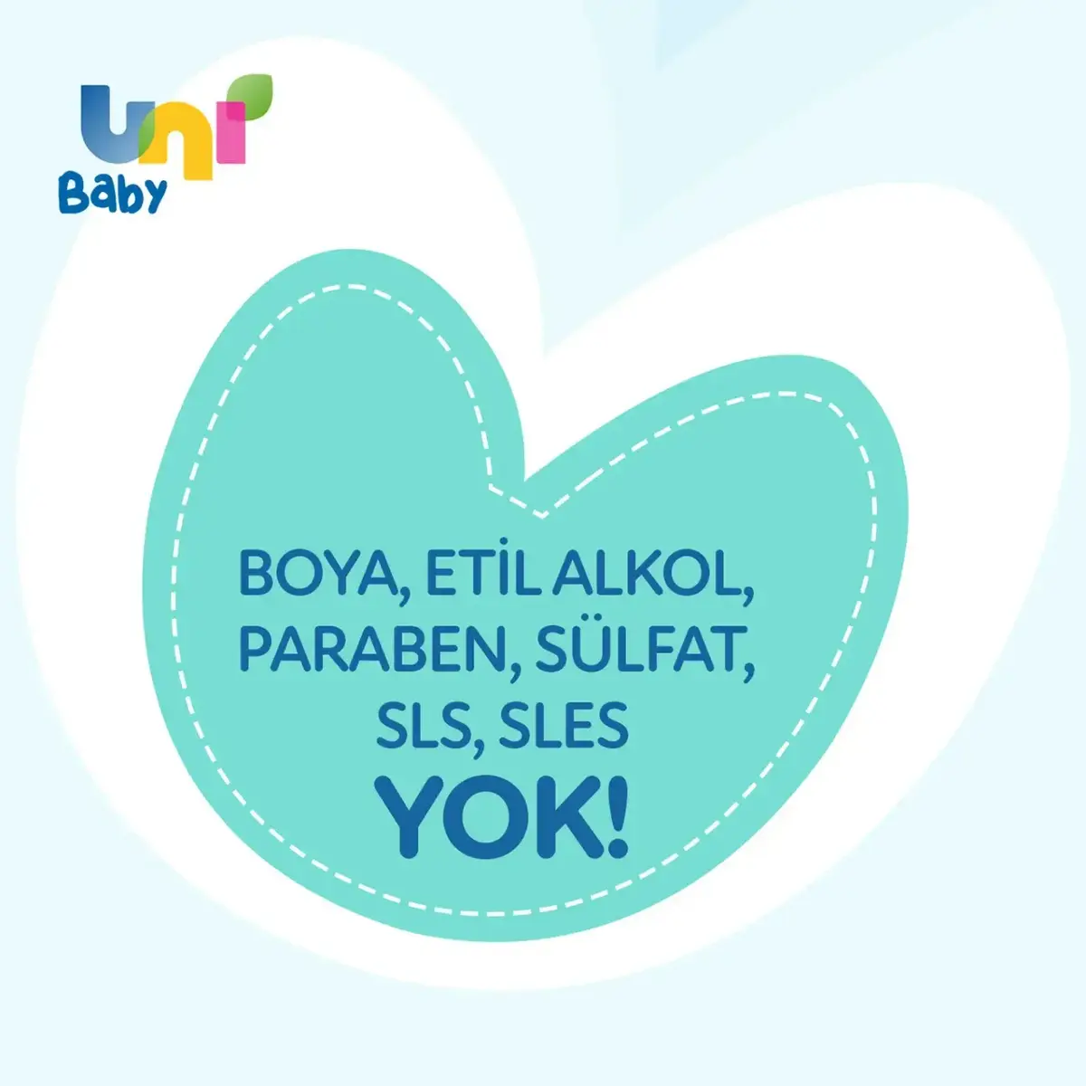 Uni Baby Şeffaf Bebek Şampuanı 900 ml x 3 Adet