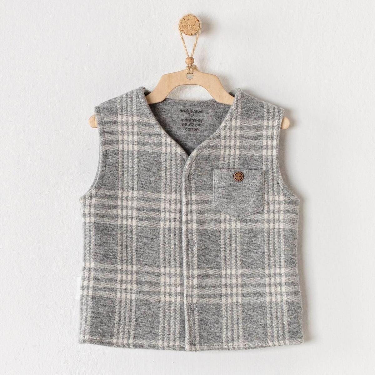 Andy Wawa Yelek Little Hedgehod Gri