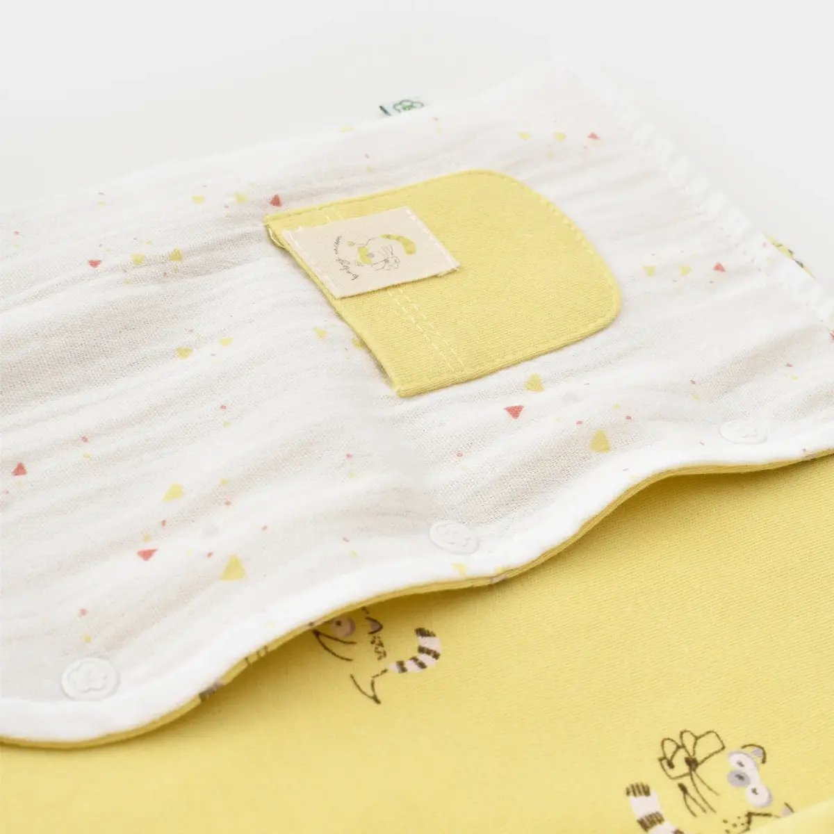 Bibaby Organik Yelek Baby Racoon Lemon Gross Vanilla Ice