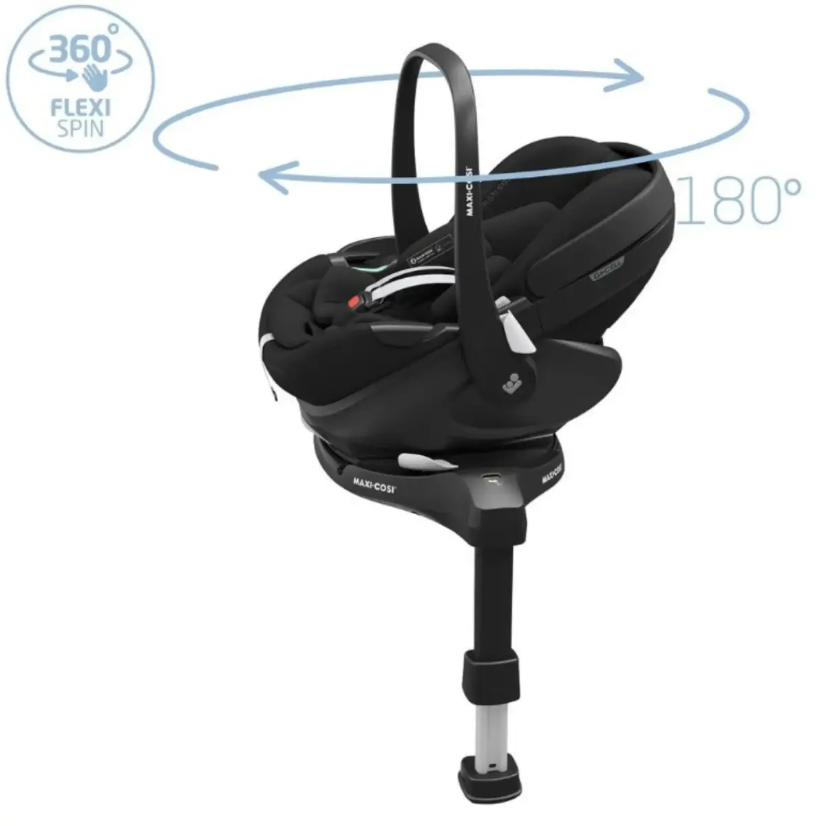 Maxi Cosi Pebble SlideTech Tam Yatabilen Oto Koltuğu 0-13 Kg Essential Black