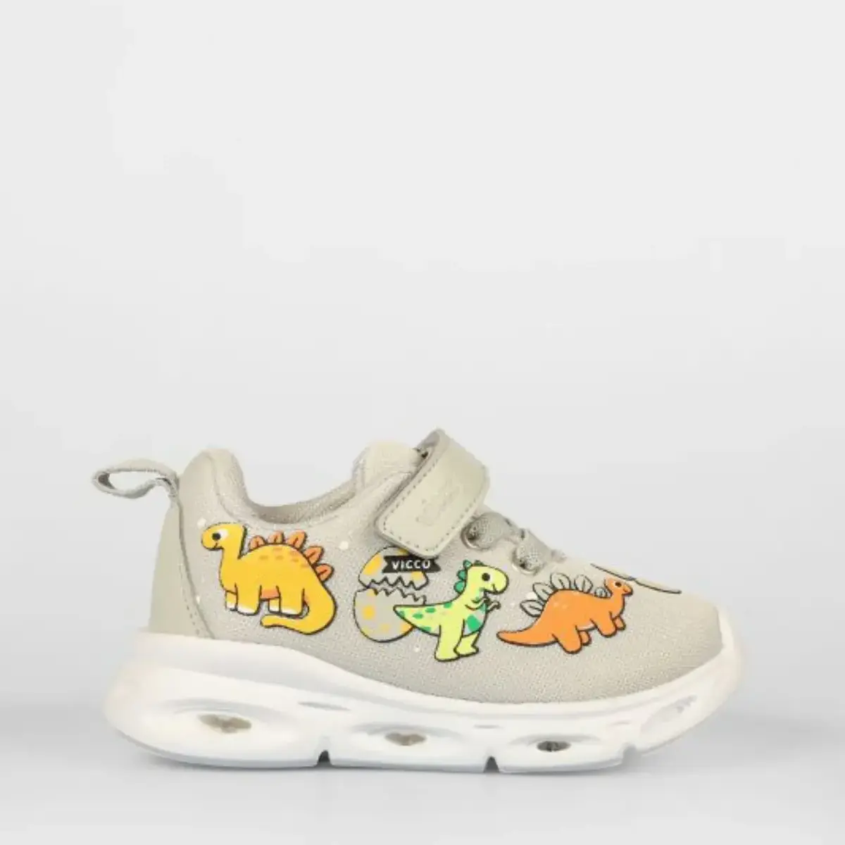 Vicco Dino Ayakkabı Spor Işıklı Phylon Gri