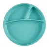OiOi Porsiyon Vakumlu Mama Tabağı Aqua Green