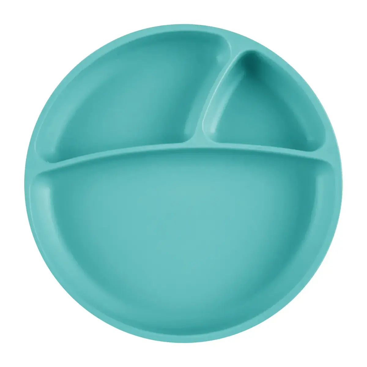 OiOi Porsiyon Vakumlu Mama Tabağı Aqua Green