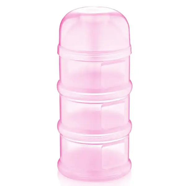 Babyjem Katlı Toz Mama Saklama Kabı Pembe