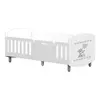 Meltem Kids Sweet Bear Montessori 90x190 Beyaz - Gri